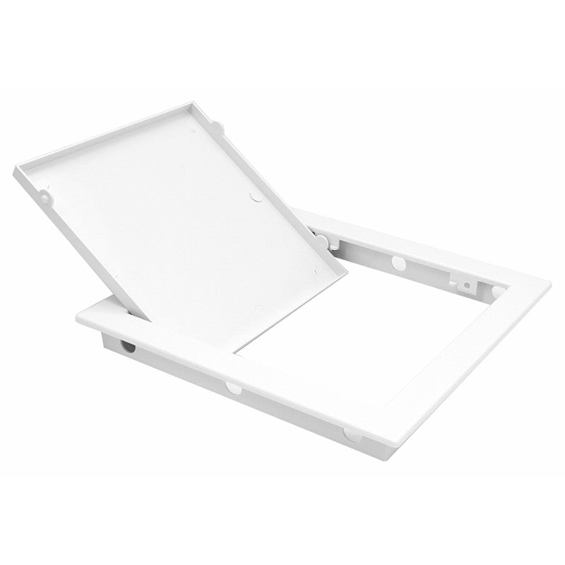Trappe De Visite En Plastique 10x10 Cm Blanche