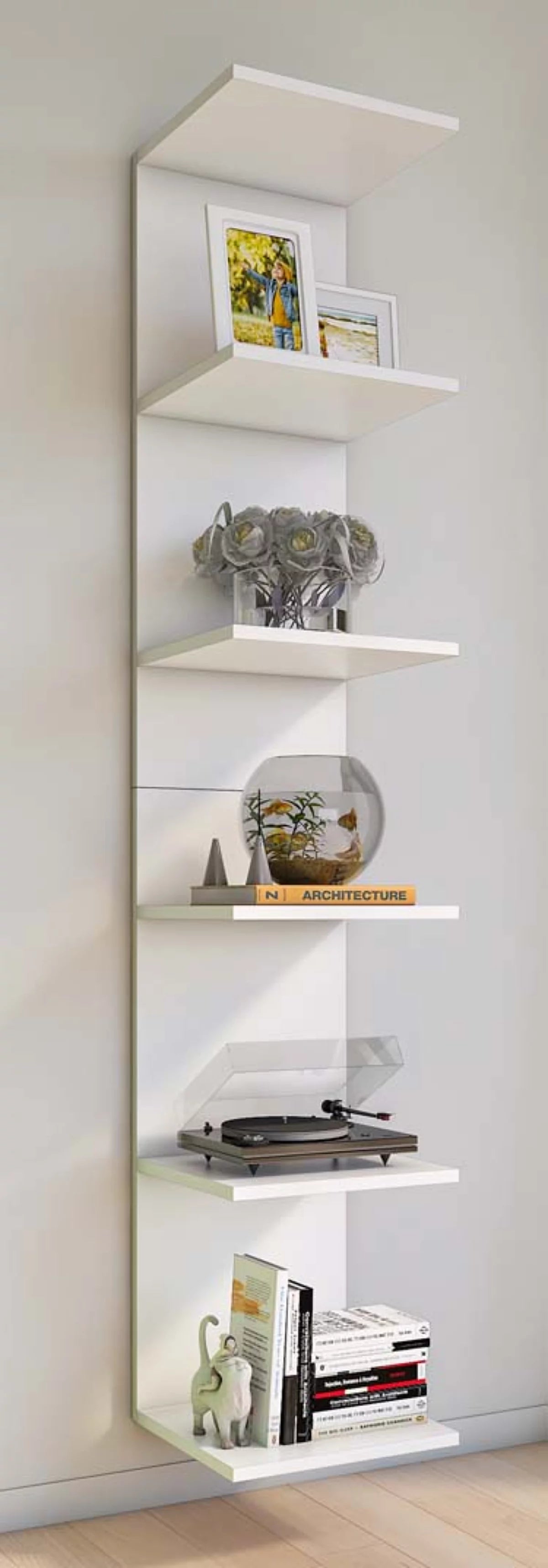 Étagère mural bibliothèque 180 x 35 x 30 cm