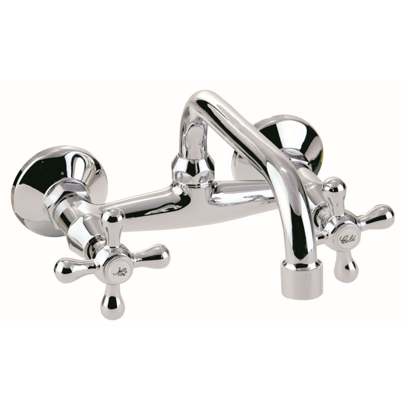 Robinet mitigeur RETRO pour lavabo mural