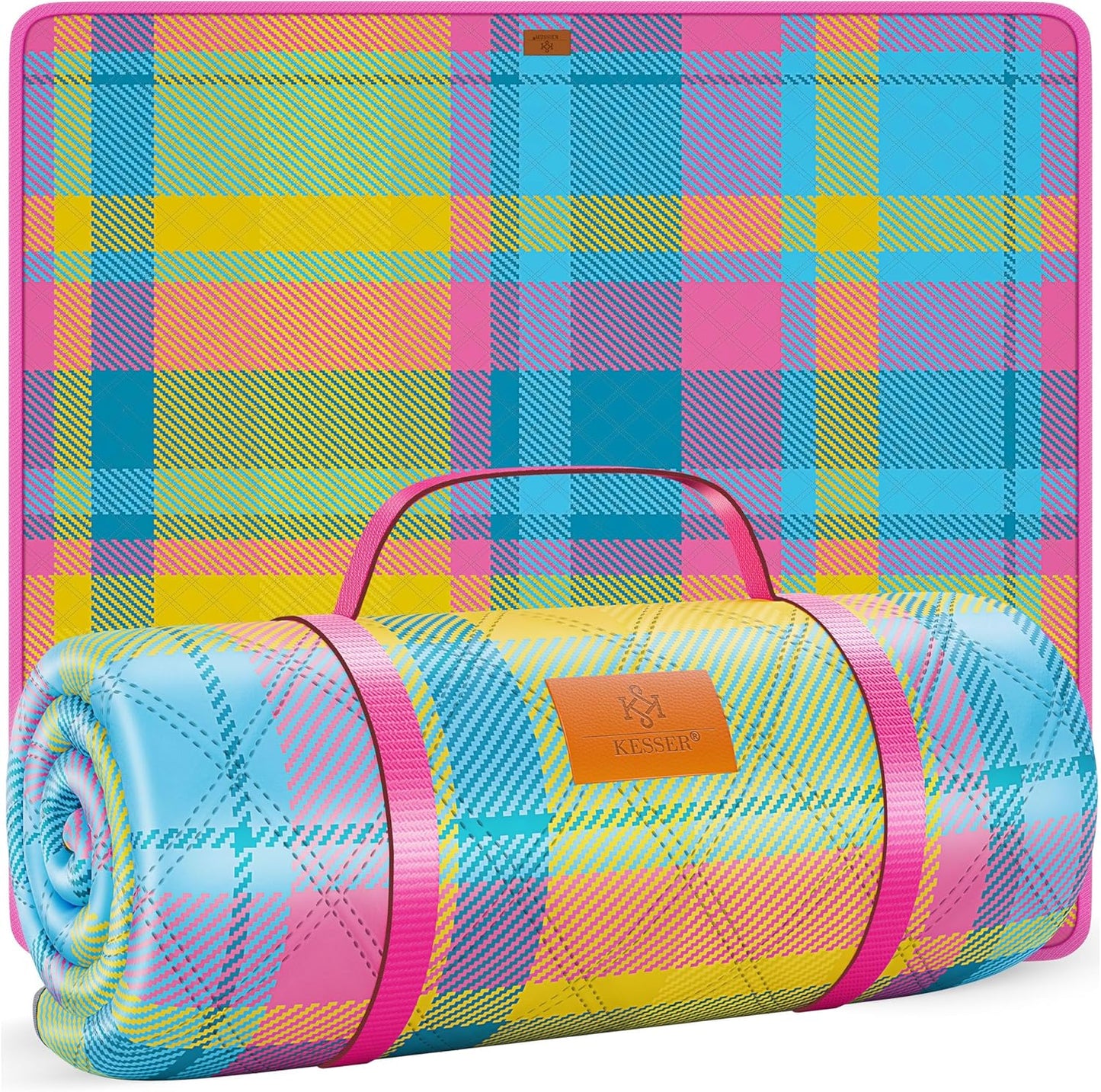 Couverture de pique-nique, de camping, plage, 200 x 200 cm 3 couches étanche