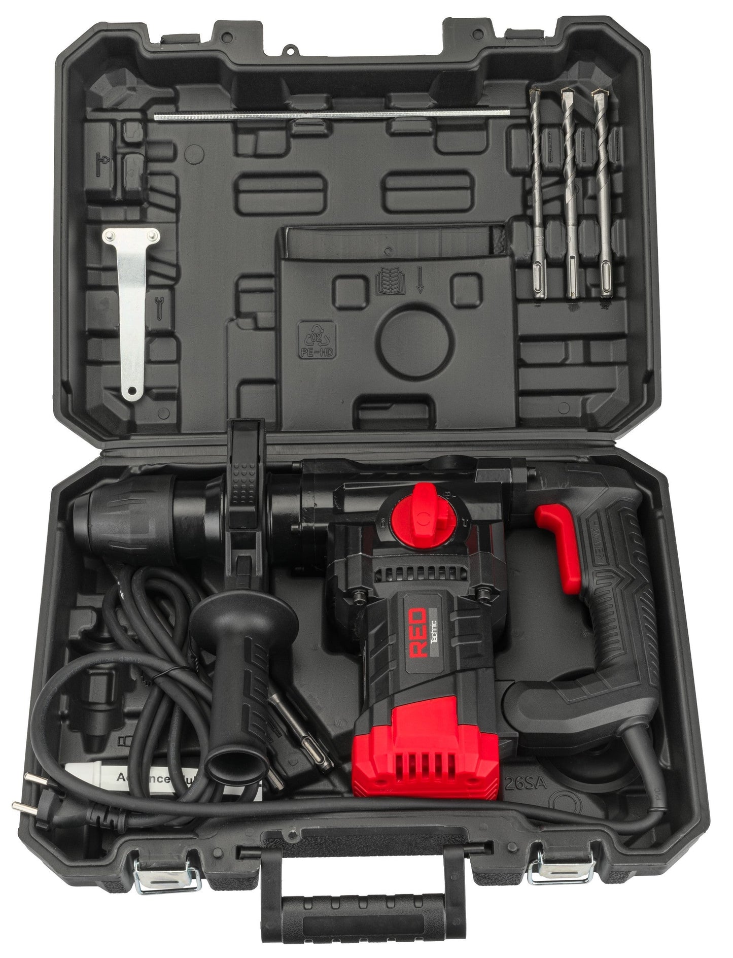 Ensemble marteau piqueur perforateur SDS 2200W + Foret