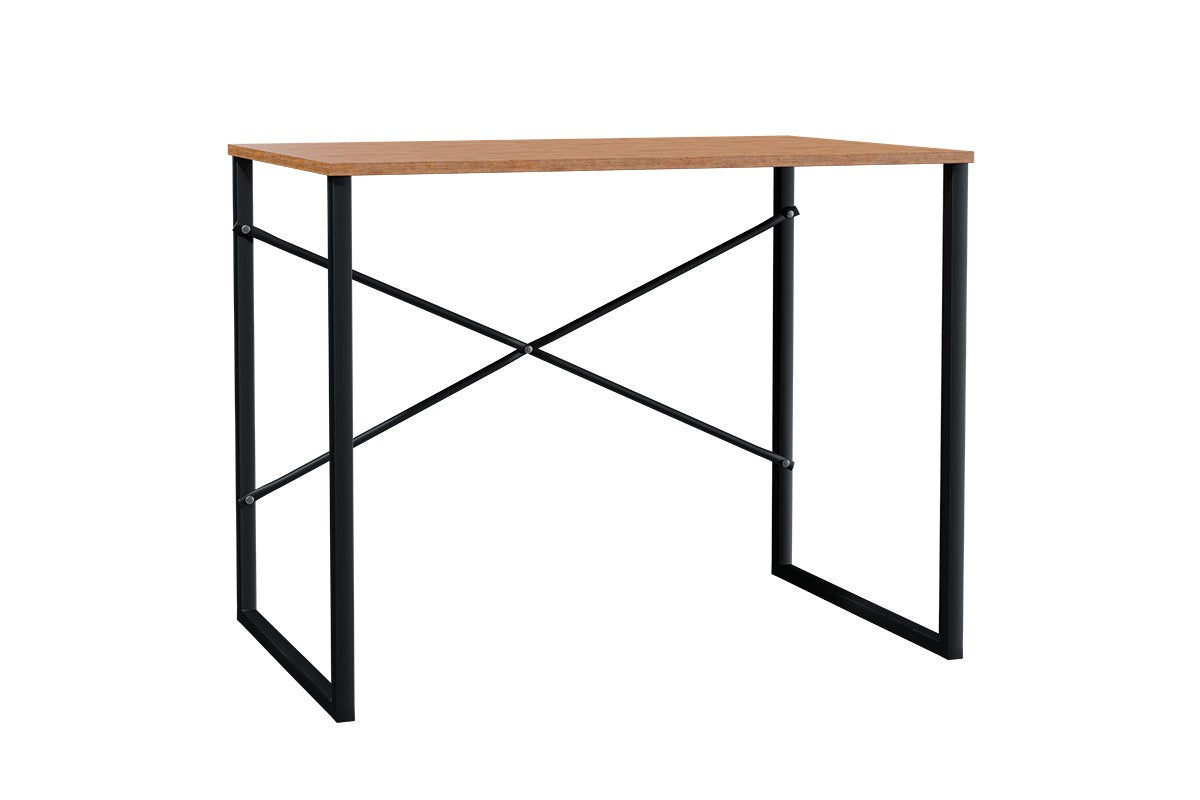 Bureau Zayn pakoworld couleur noir-noyer 90x60x70εcm