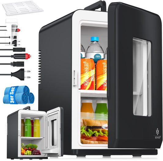 Mini frigo Réfrigérateur de table 15 litres  12V idéale pour voiture et camping