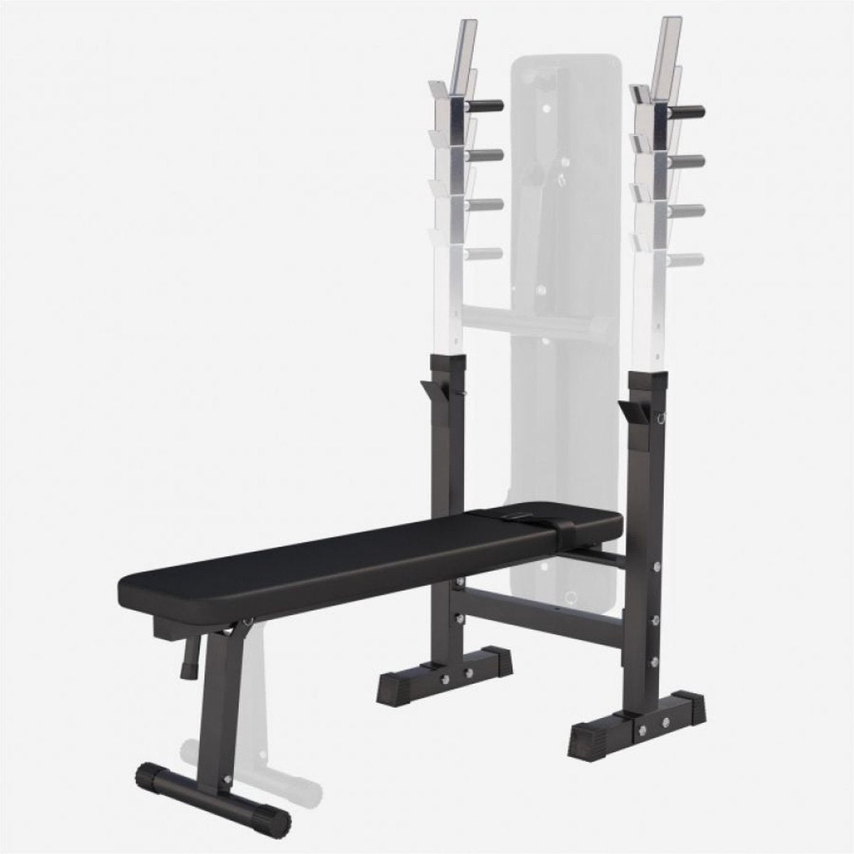 Banc de musculation avec support de barre