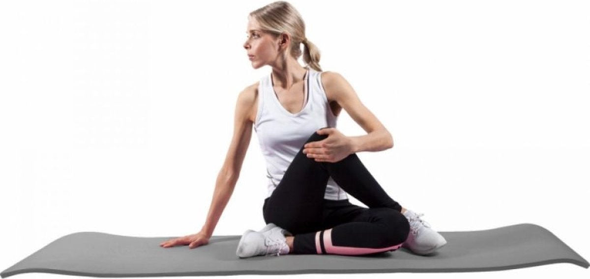 Tapis En Mousse Petit 190x60x1,5cm (yoga - Pilates - Sport À Domicle) Gris