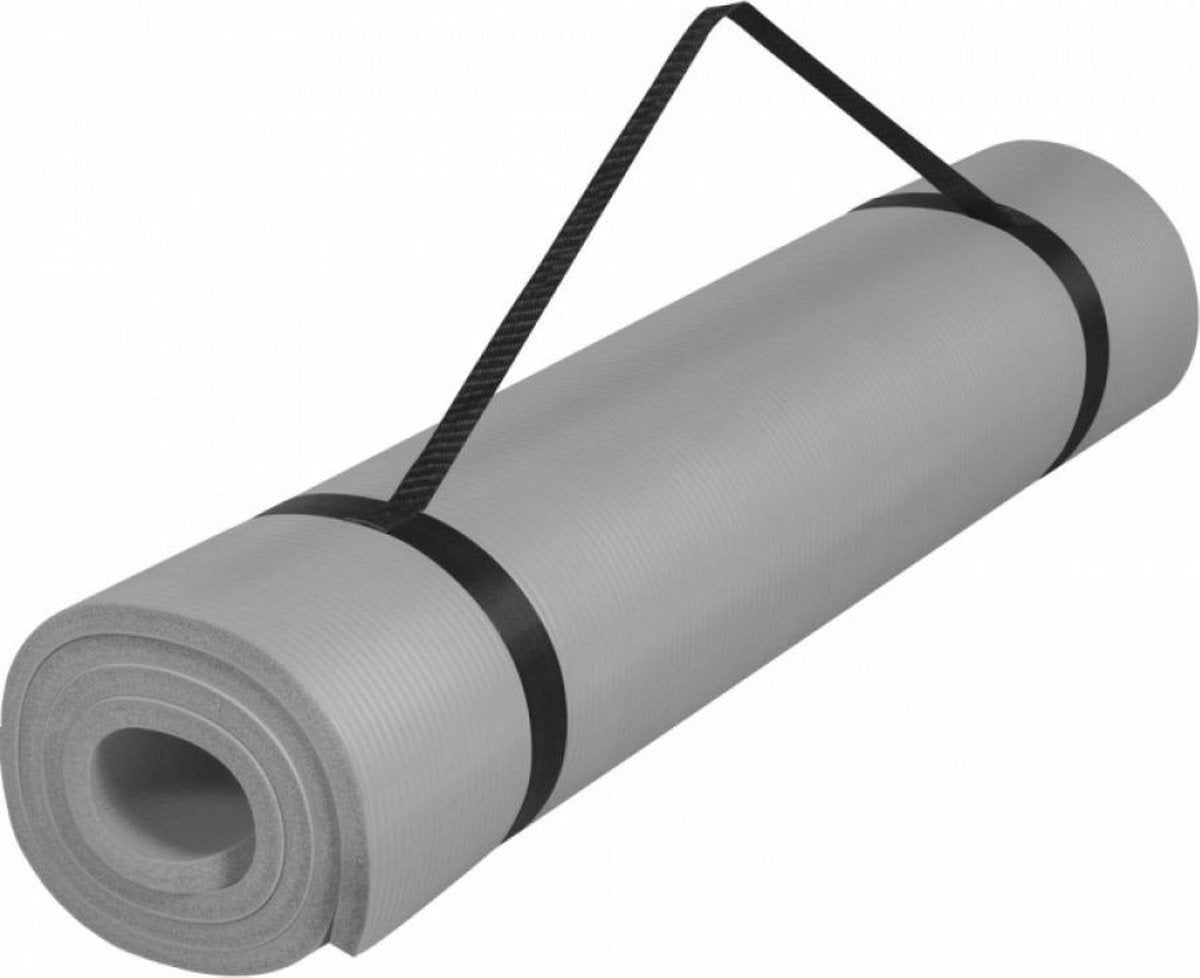 Tapis En Mousse Petit 190x60x1,5cm (yoga - Pilates - Sport À Domicle) Gris