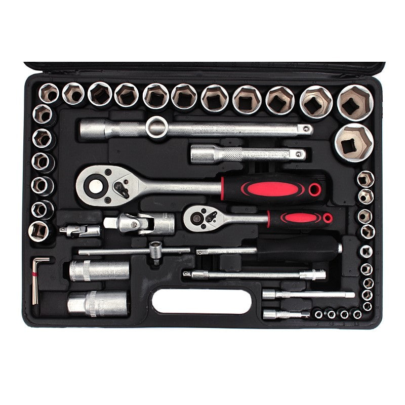 Mallette outils coffret 94 pièces Clés à douilles