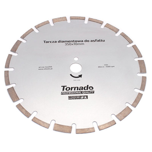 Disque de coupe diamanté pour asphalte 350x10mm