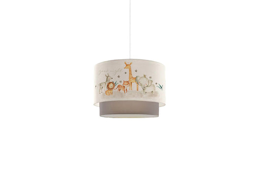 Suspension luminaire plafonnier enfants blanc 30x70 cm
