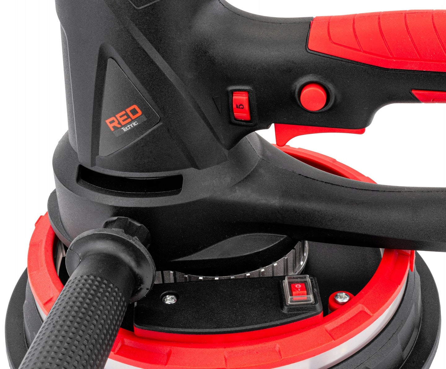 Ponceuse électrique orbitale à plâtre 1800 w + 12 disques de ponçage éclairage LED