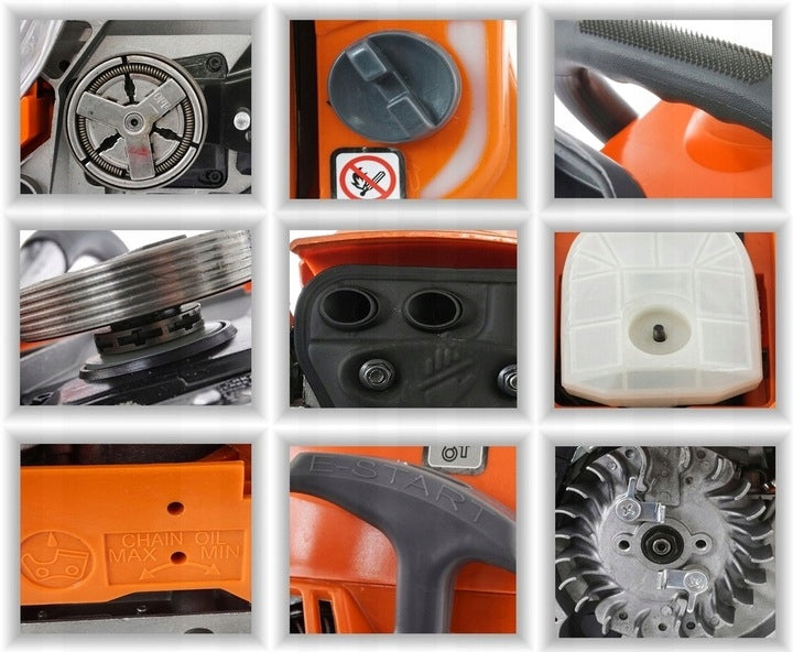 Tronçonneuse thermique 55 cm³ 38 cm 3,0 CV