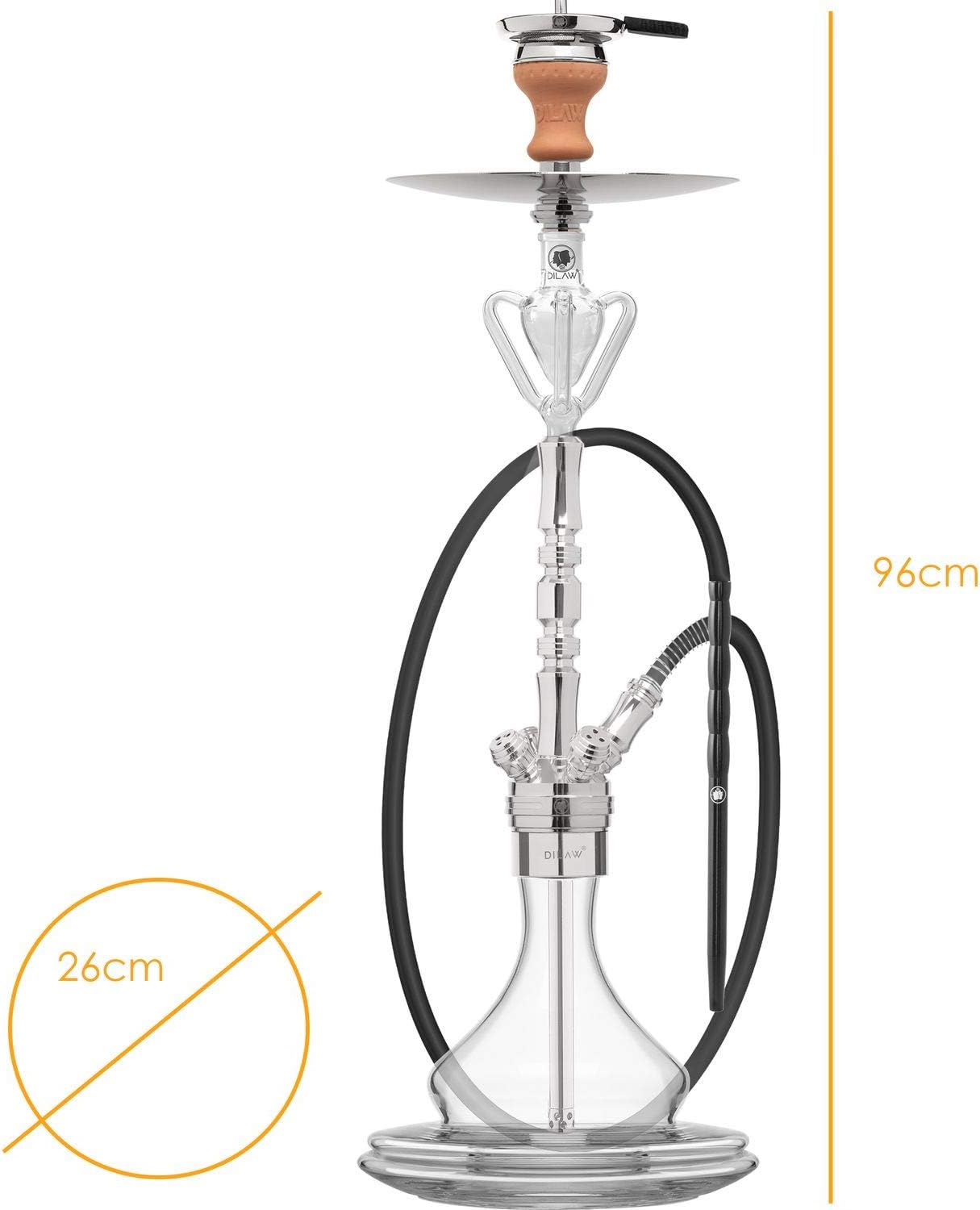 Kit Complet chicha en Acier Inoxydable V2A