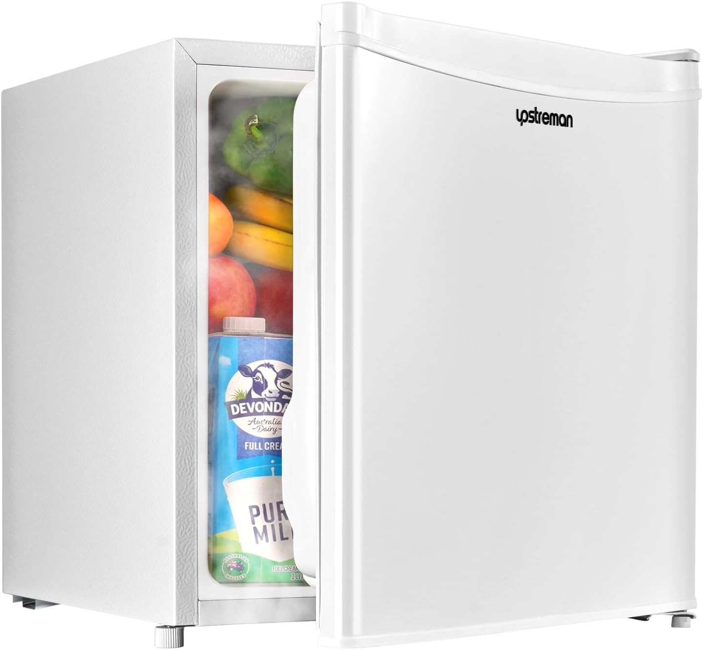 Mini Frigo réfrigérateur avec Congélateur 46 l Thermostat Réglable Porte Réversible,