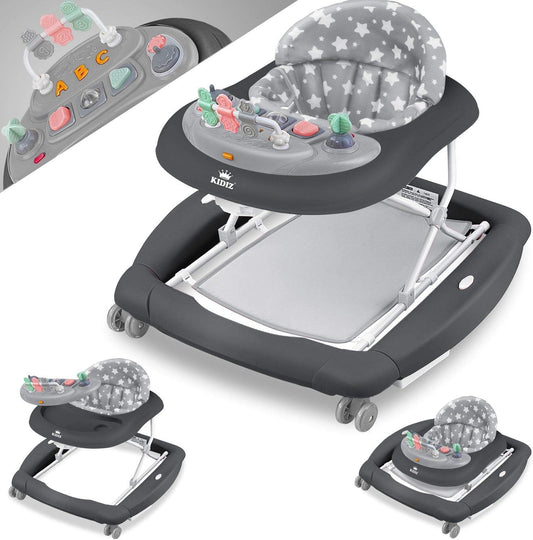 Trotteur 4 en 1 Chariot d'éveil et de marche Trotteur - fonction basculante  Pliable