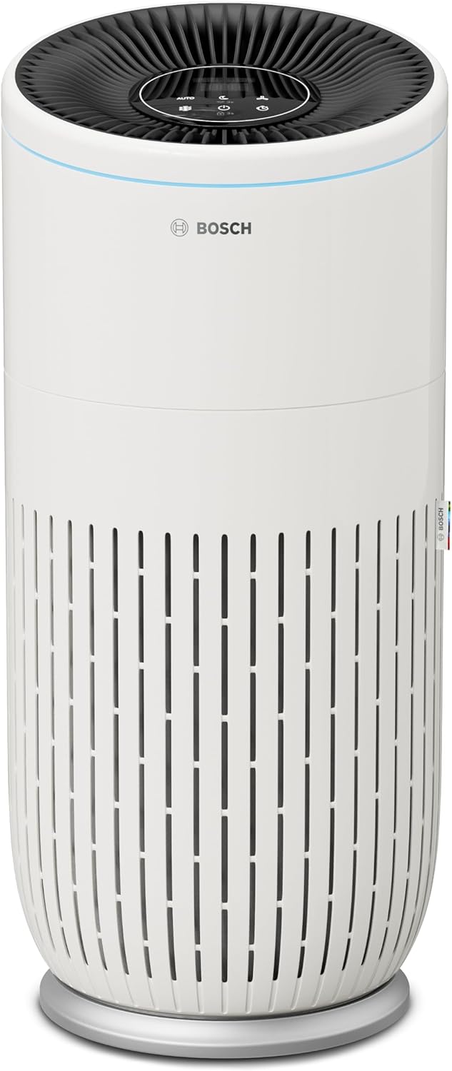 Bosch Air 6000 Purificateur d'air  Filtre à Air  Mode Sommeil < 25 dB(A) Pour jusqu'à 125 m²  CADR : 600 m³/h