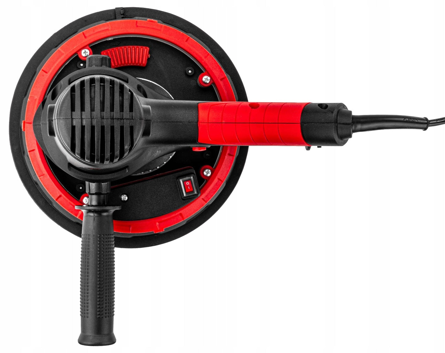 Ponceuse électrique orbitale à plâtre 1800 w + 12 disques de ponçage éclairage LED