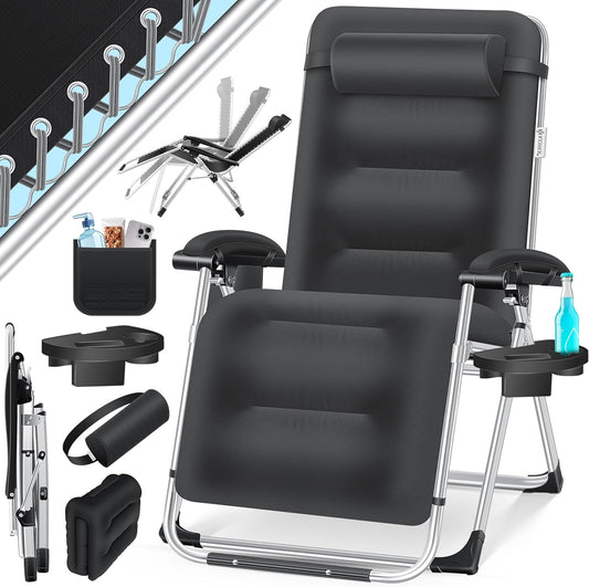 Chaise longue de jardin, résistante aux intempéries, charge maximale 200kg, dossier réglable