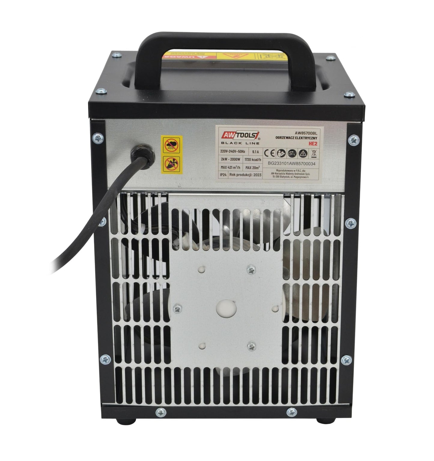 Chauffage radiateur électrique d'appoint chantier 3000W