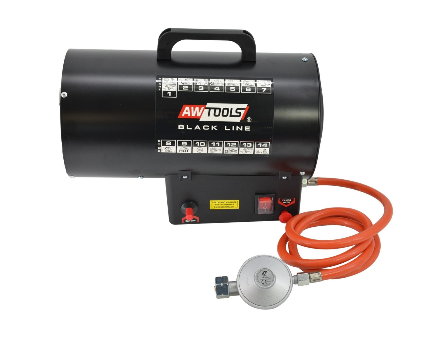 Chauffage radiateur chantier a GAZ 15KW