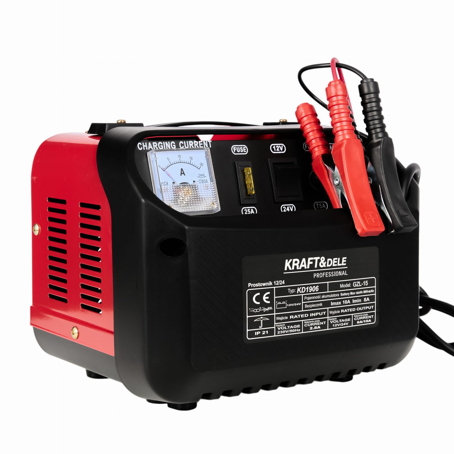 Chargeur batterie de voiture 12/24V 15A 150Ah