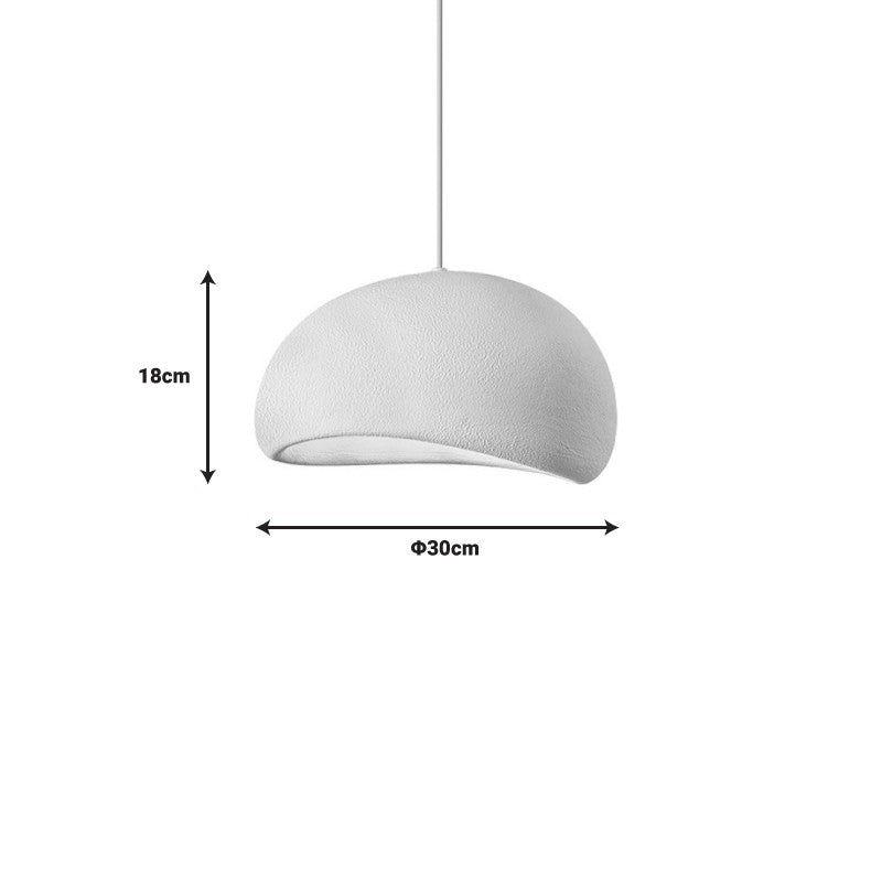 Plafonnier suspension luminaire blanc 30x18 cm