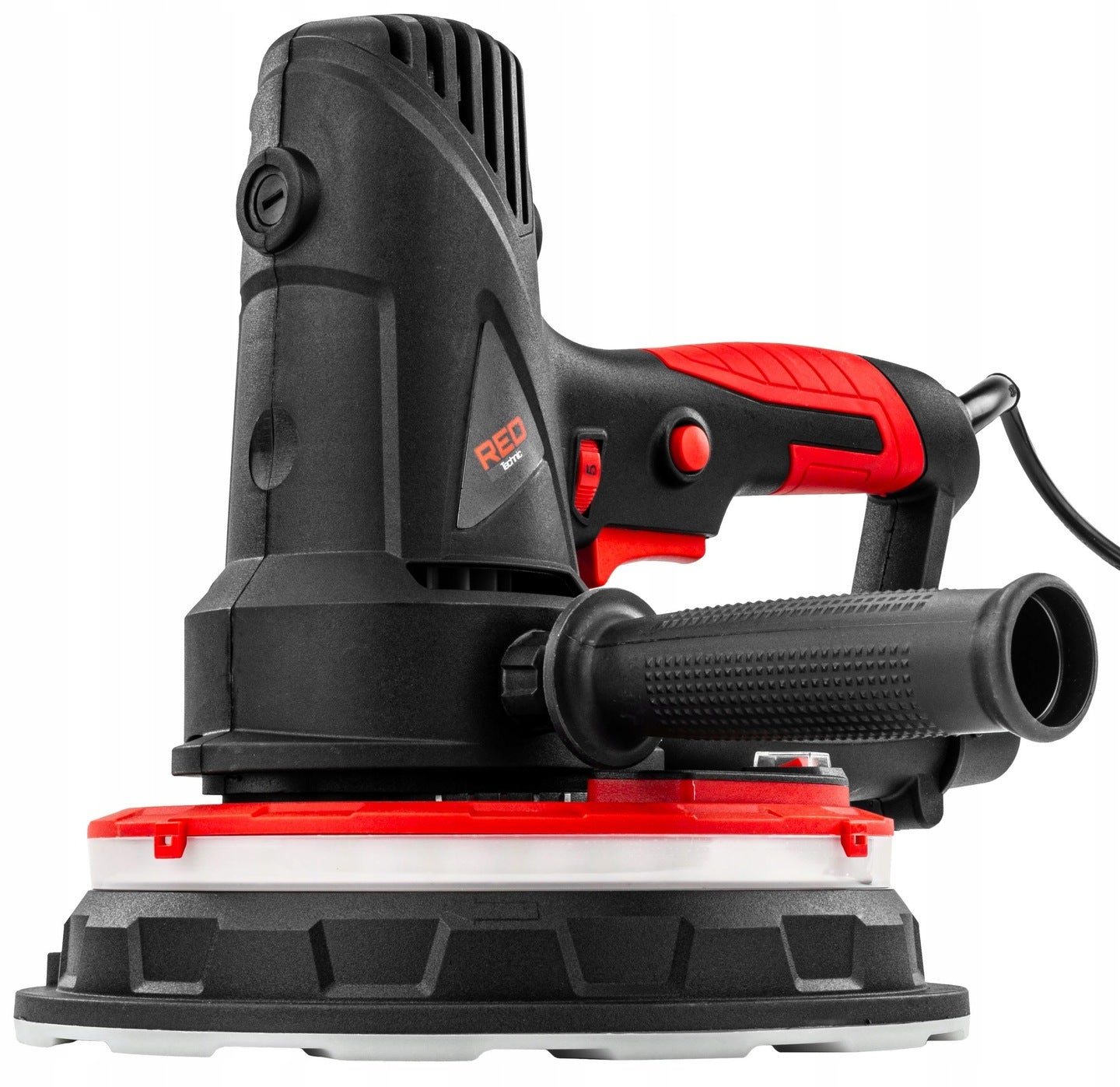 Ponceuse électrique orbitale à plâtre 1800 w + 12 disques de ponçage éclairage LED