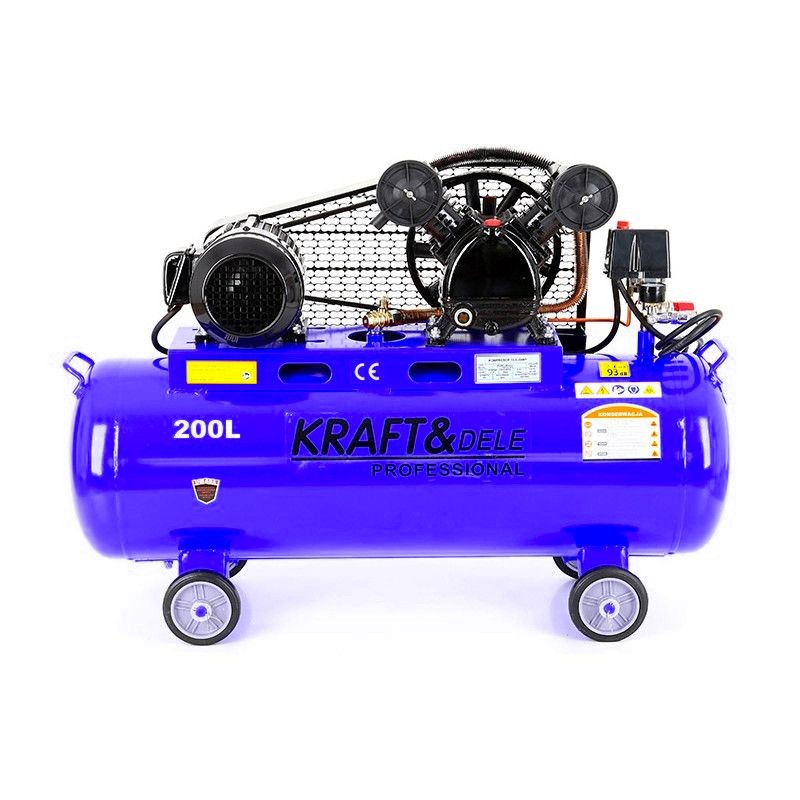 Compresseur d'huile 200L 2 pistons 400V