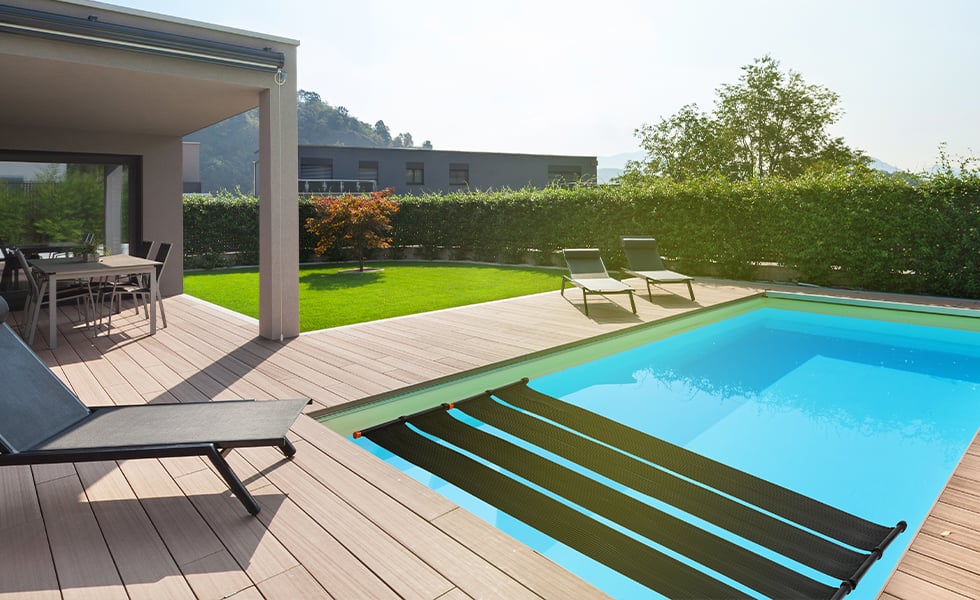 Chauffage solaire 66cmx300cm 2 pièces