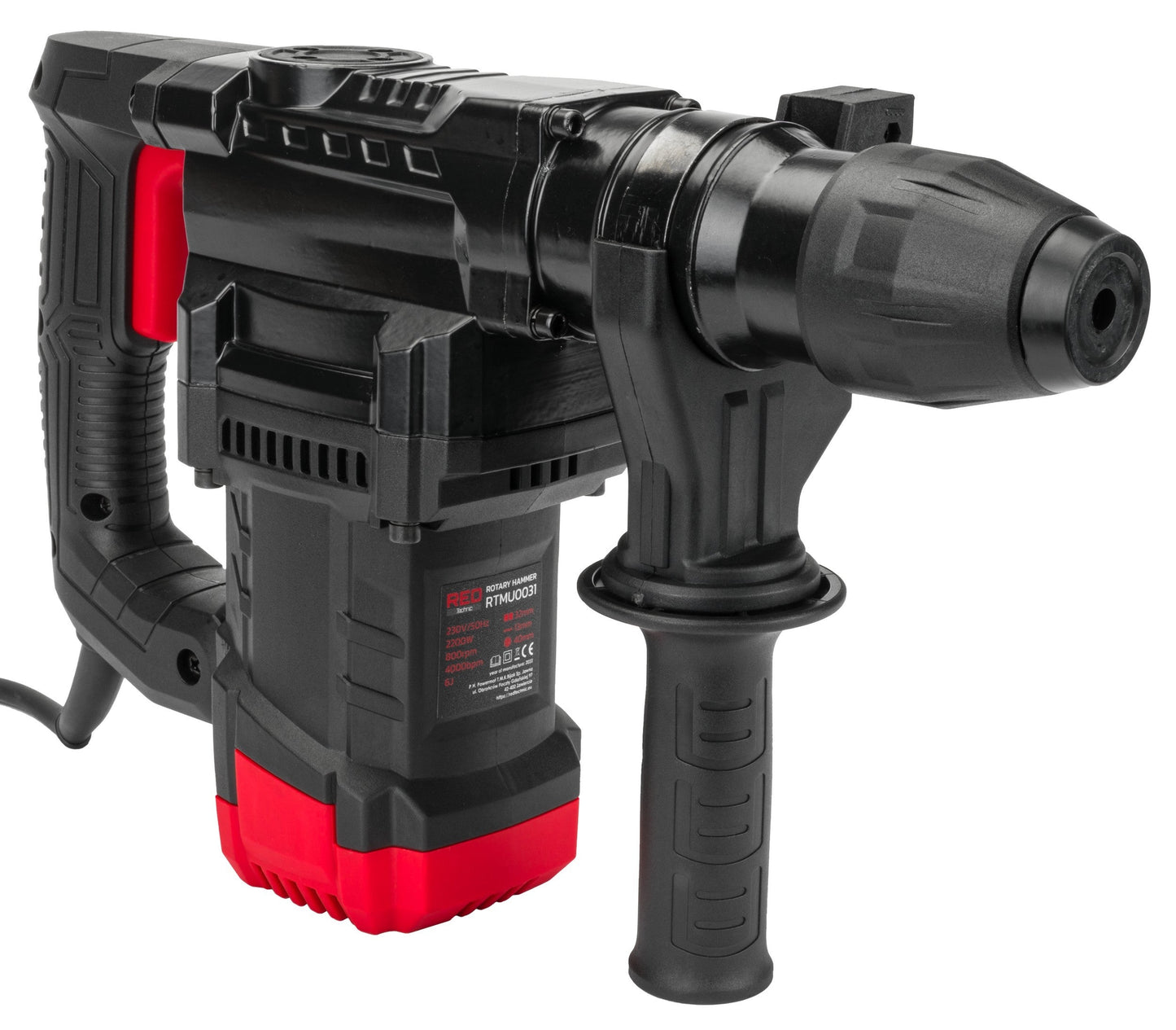 Ensemble marteau piqueur perforateur SDS 2200W + Foret