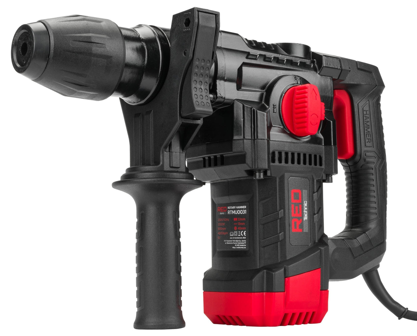 Ensemble marteau piqueur perforateur SDS 2200W + Foret