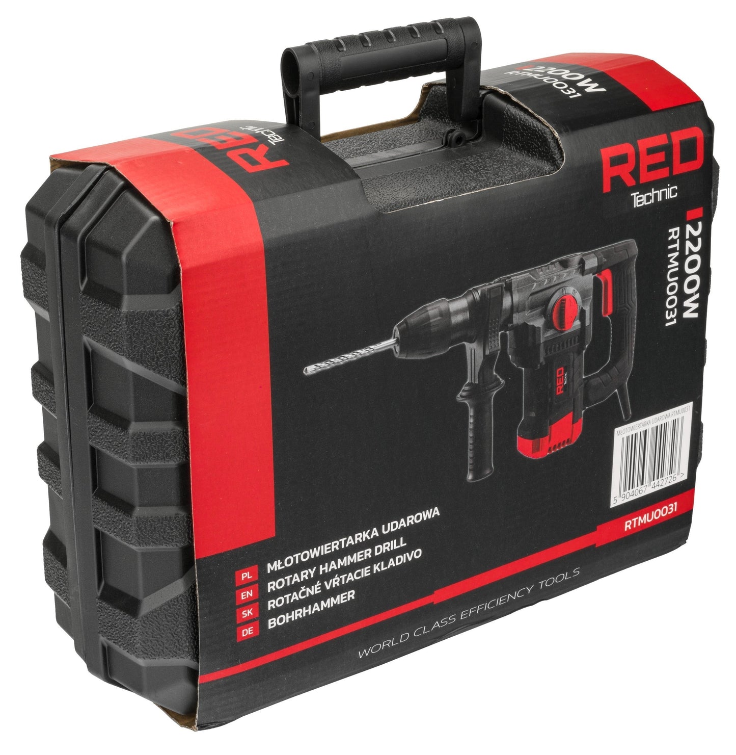 Ensemble marteau piqueur perforateur SDS 2200W + Foret