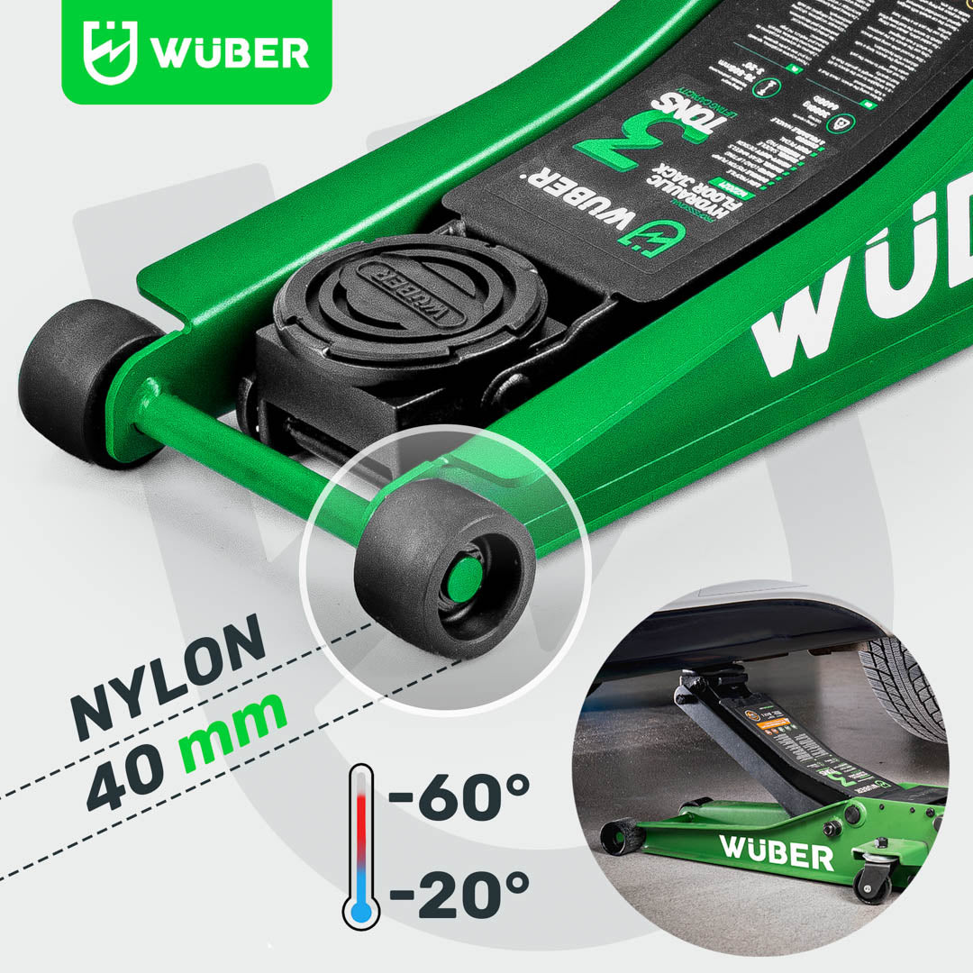 Cric de voiture Wuber 3T 75 à 505 mm