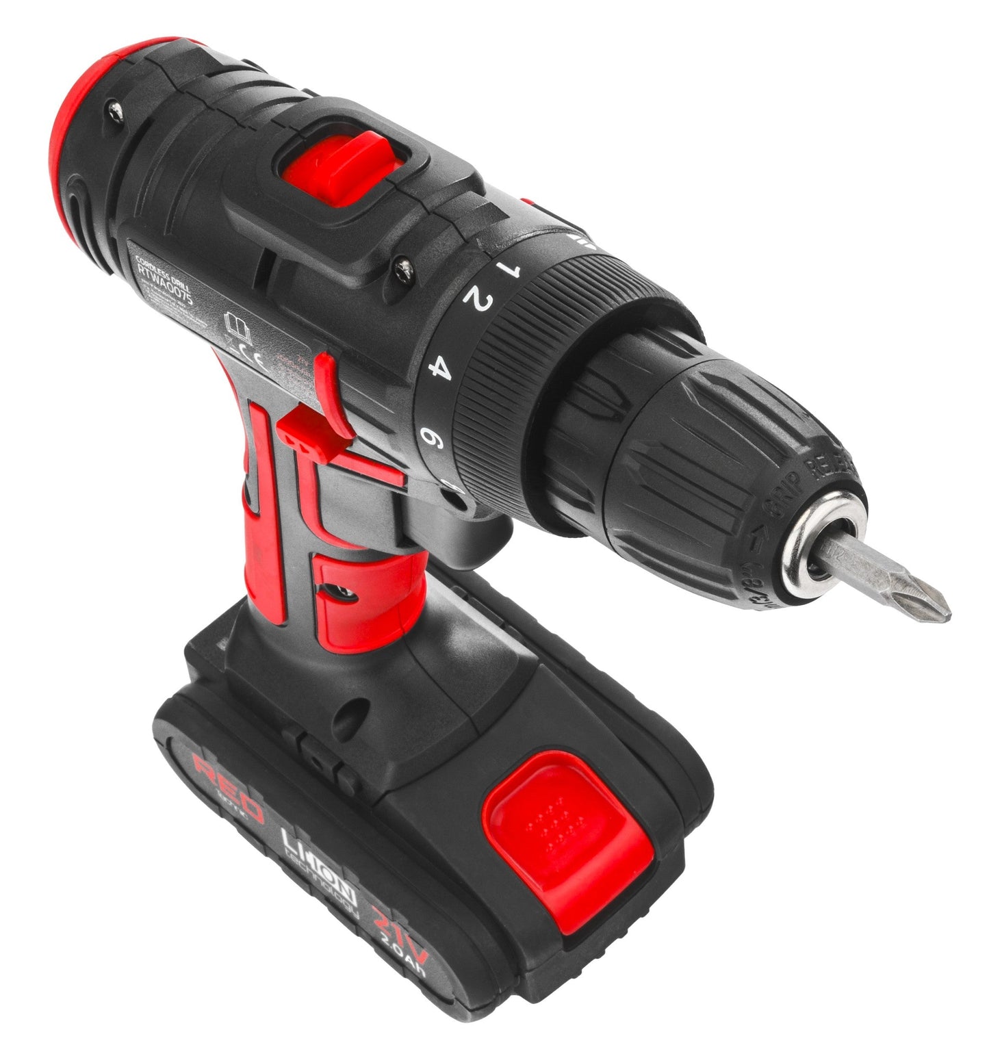 Coffret Visseuse sans fil 21V + Embouts et 2 batteries